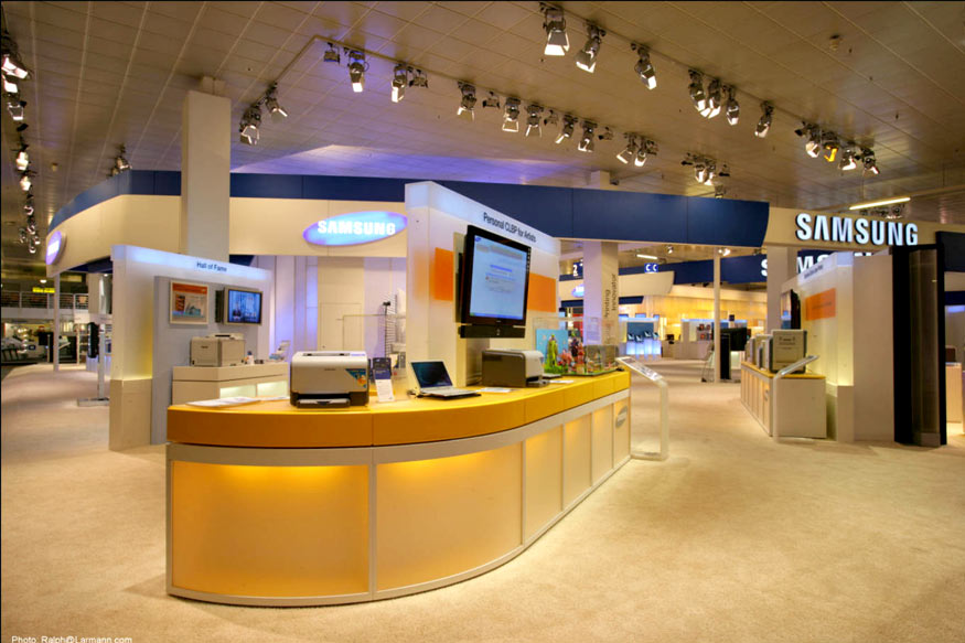 Lichtdesign für den Cebit Messeauftritt von Samsung – Projektbild 15