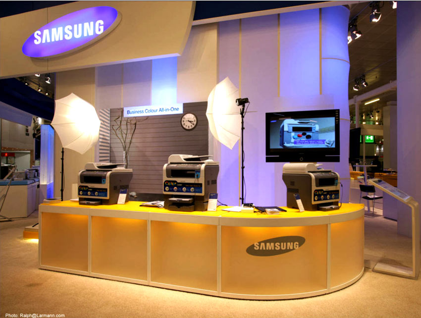 Lichtdesign für den Cebit Messeauftritt von Samsung – Projektbild 14