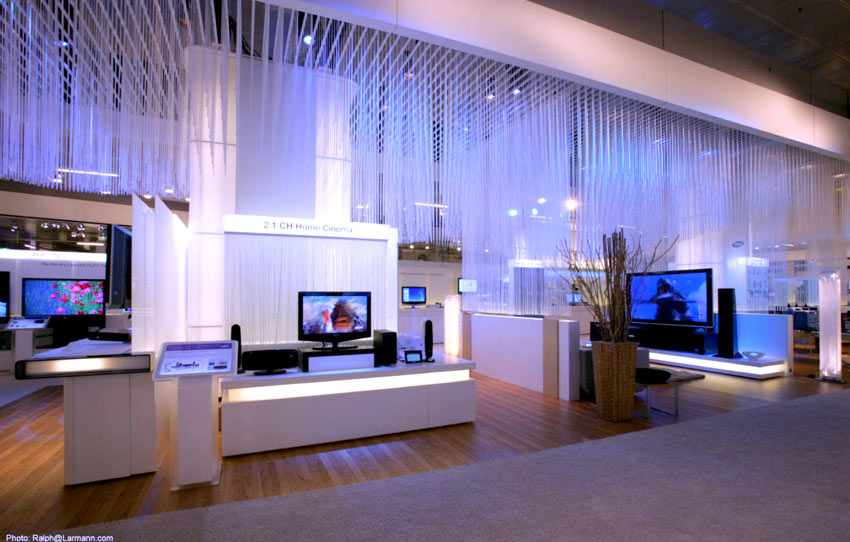 Lichtdesign für den Cebit Messeauftritt von Samsung – Projektbild 8
