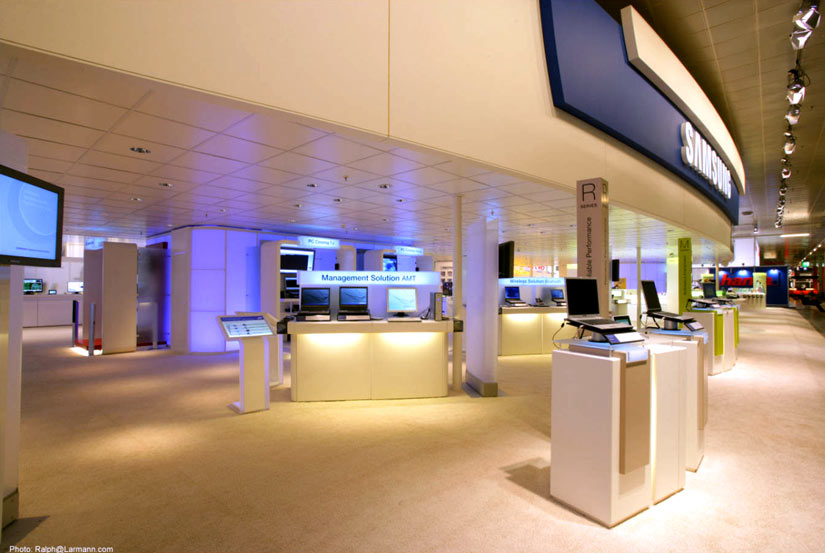 Lichtdesign für den Cebit Messeauftritt von Samsung – Projektbild 3