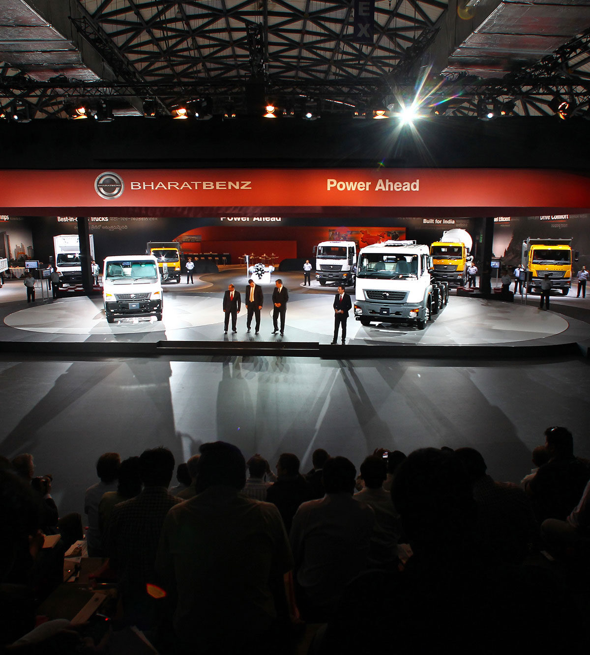 Lighting design for Indias Bharat Benz Launch