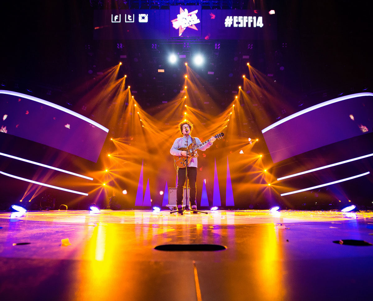 Lighting design for Radio NRJs “Stars for free”