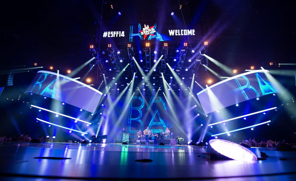 Lighting design for Radio NRJs “Stars for free” – project image 2