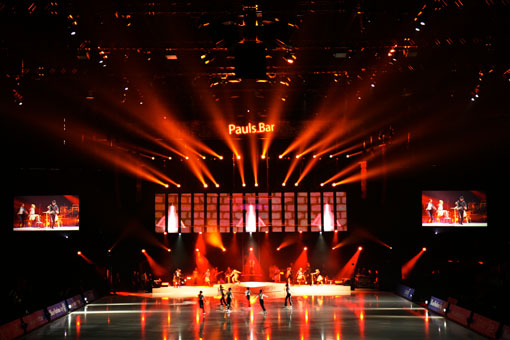 Lighting & Contentdesign for Art on Ice 2009