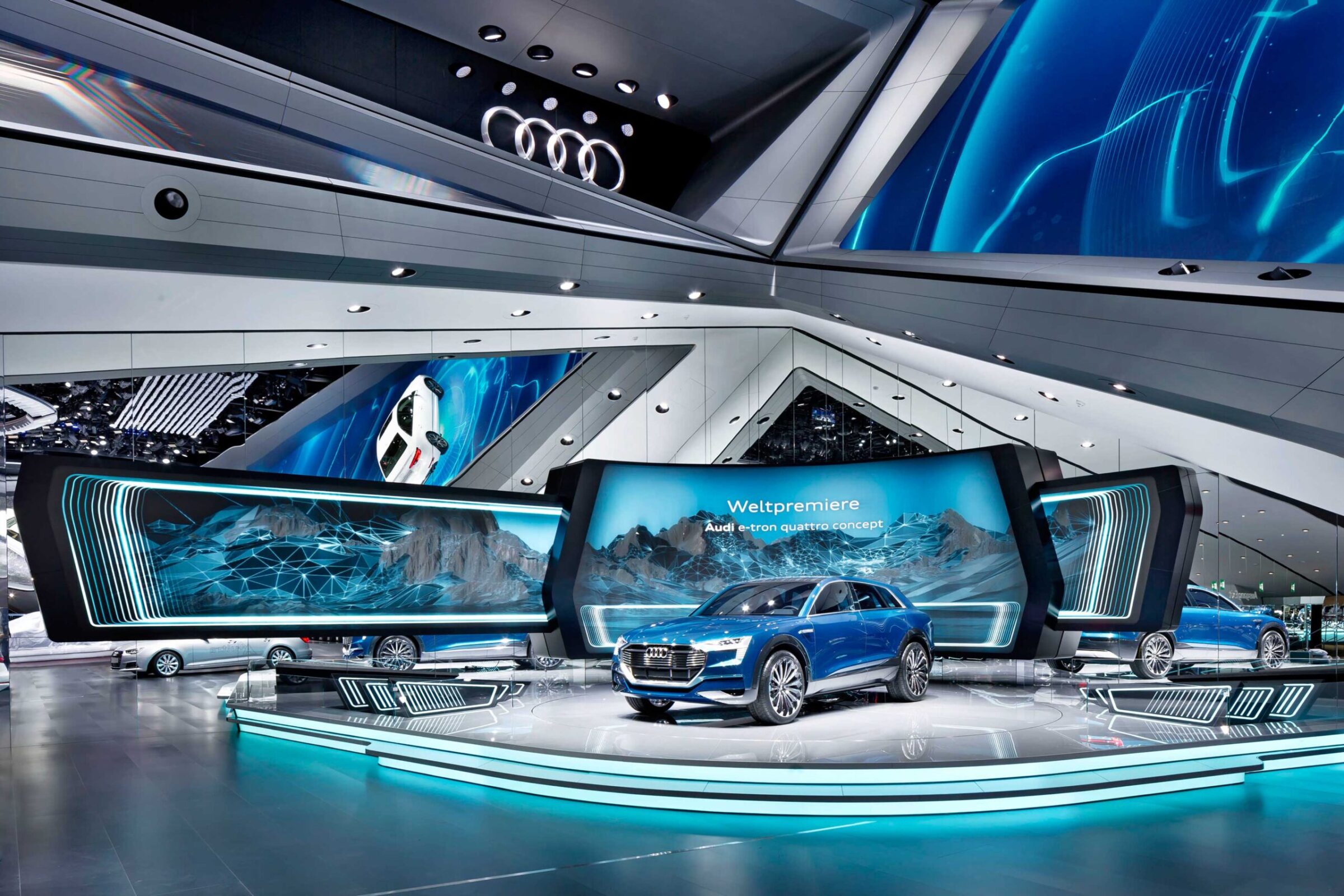 Associated lighting design for Audi’s IAA booth – project image 10