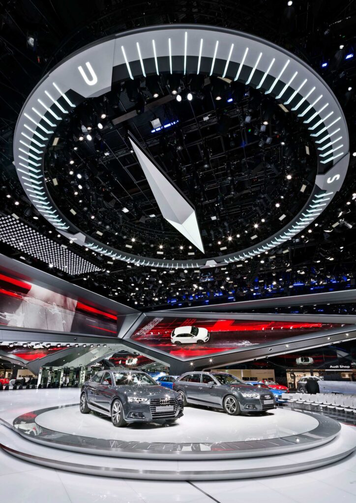 Associated lighting design for Audi’s IAA booth – project image 9