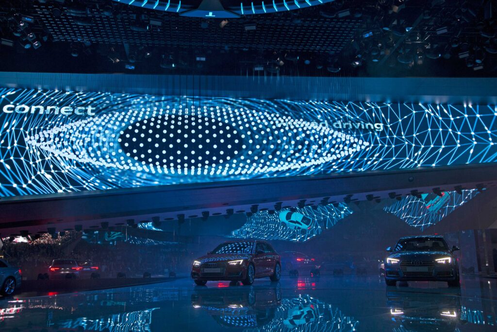 Associated lighting design for Audi’s IAA booth – project image 8