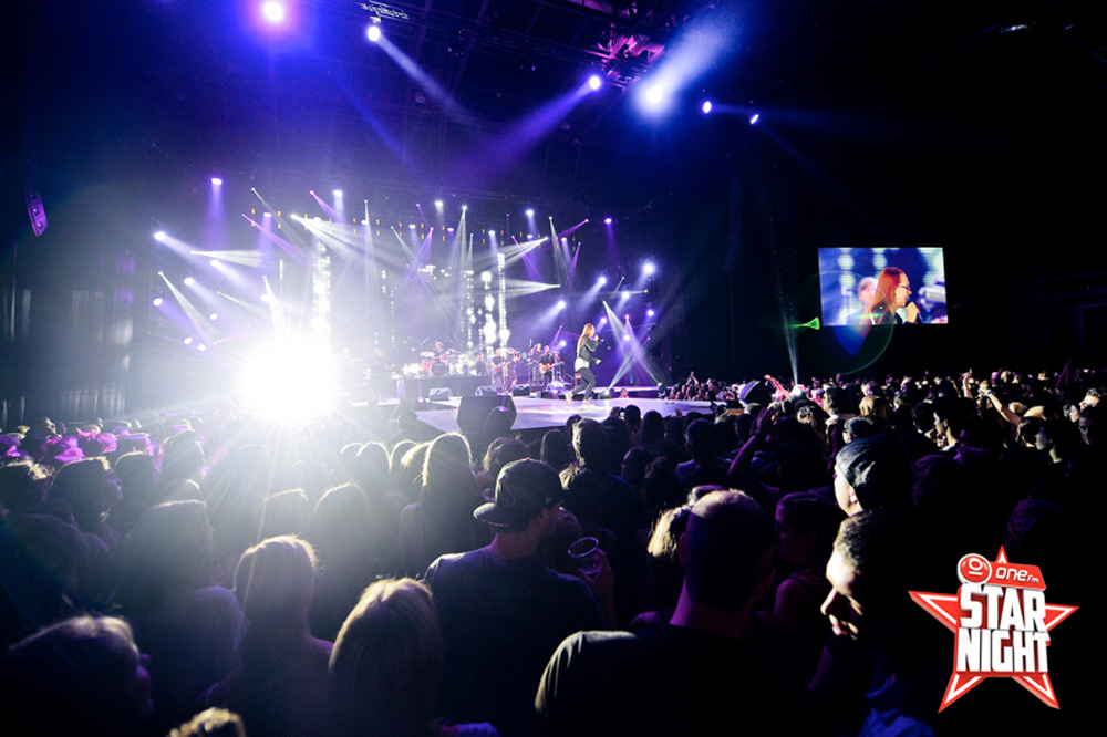 Lighting design for One FM’s Star Night