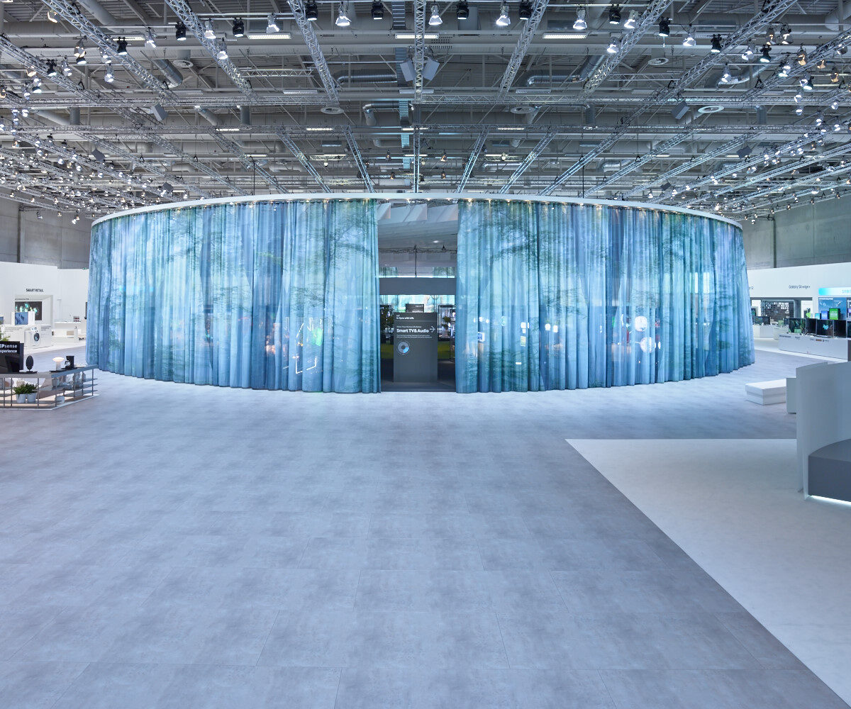 Lighting design for Samsungs IFA booth