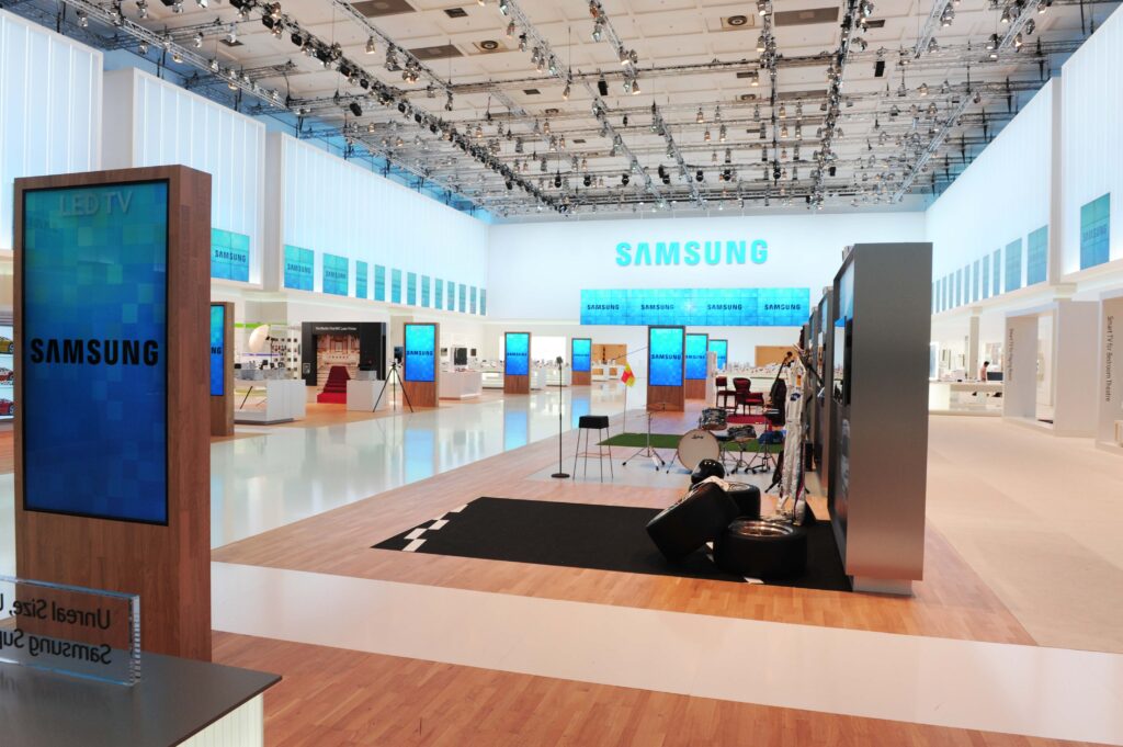 Lighting design for Samsung’s IFA booth – project image 2
