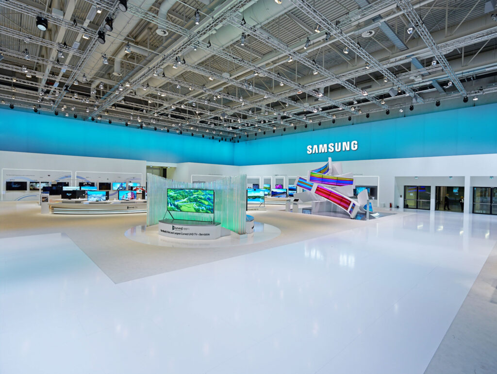 Lighting design for Samsungs IFA booth – project image 3
