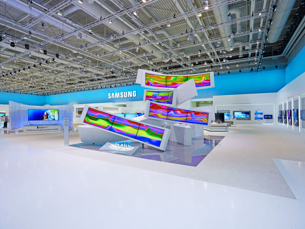 Lighting design for Samsungs IFA booth – project image 1