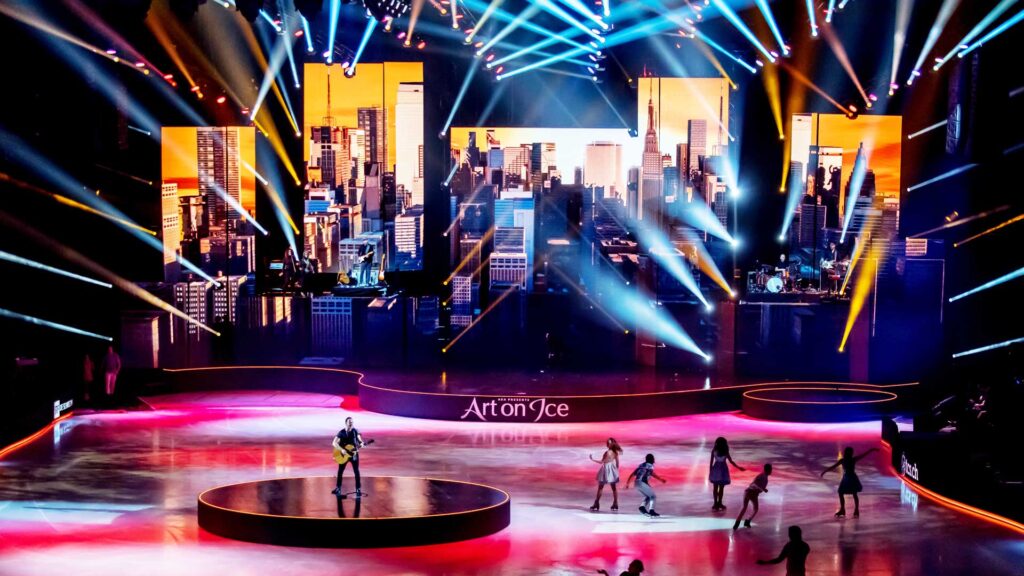 Lighting design for the “Art on Ice” tour – project image 2