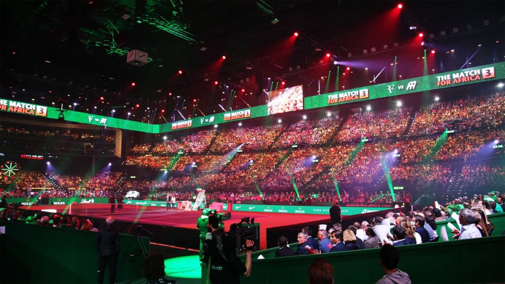 Lighting design for a charity sports event – Match for Afrika – project image 7
