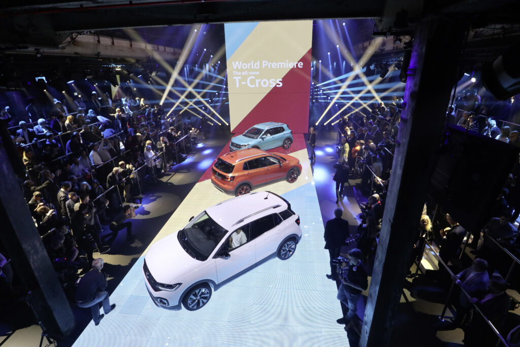 Lighting design for the VW T-Cross Weltpremiere – project image 4
