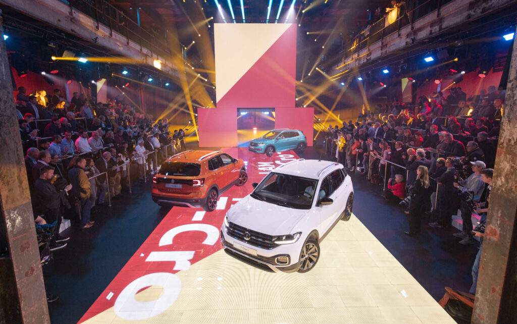 Lighting design for the VW T-Cross Weltpremiere – project image 3